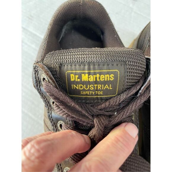 Dr. Doc Martens Industrial Steel Toe Safety Shoes Brown Size 10 A35 - Picture 4 of 10